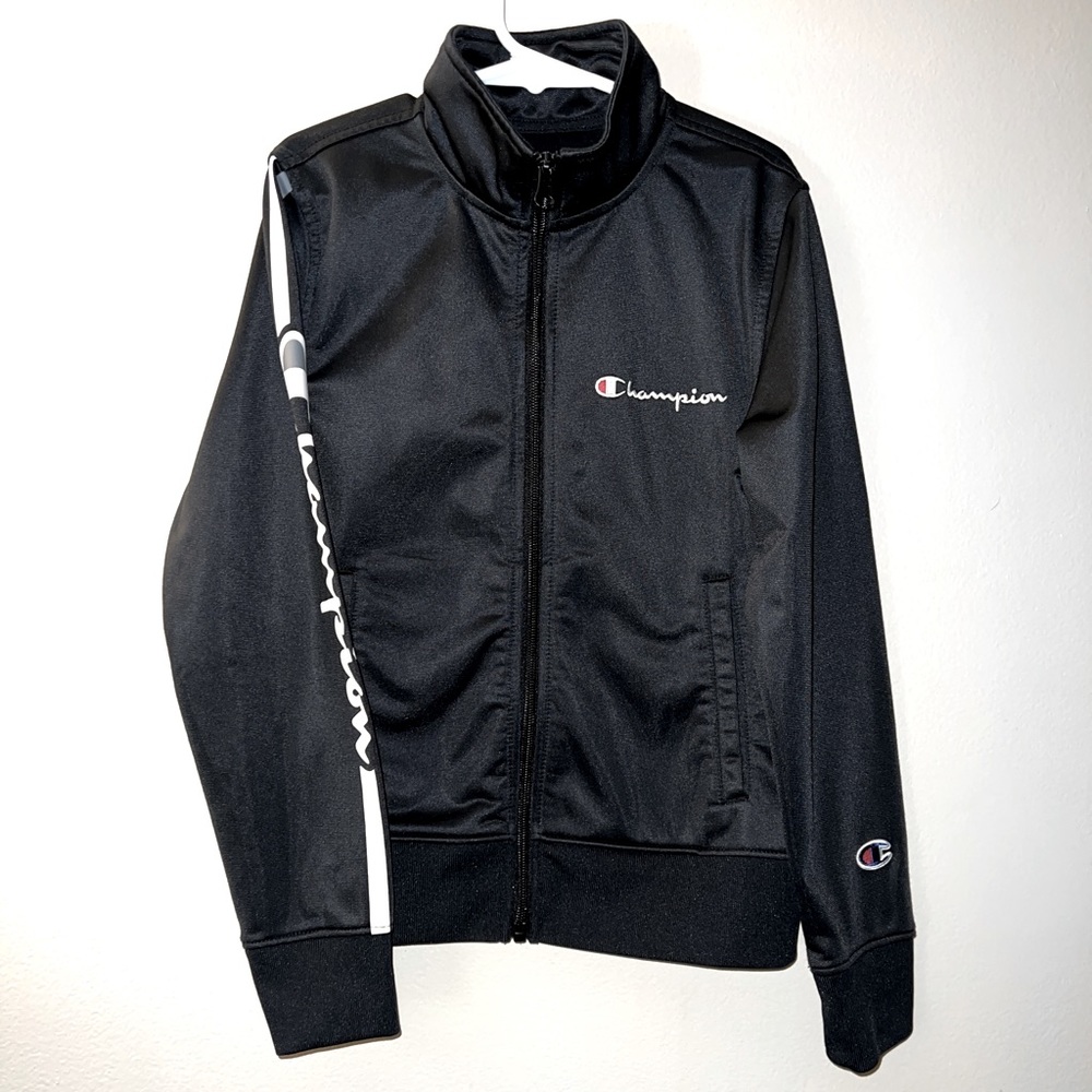 Champion Sport Athletic Kids' Zip-Up Black Size S